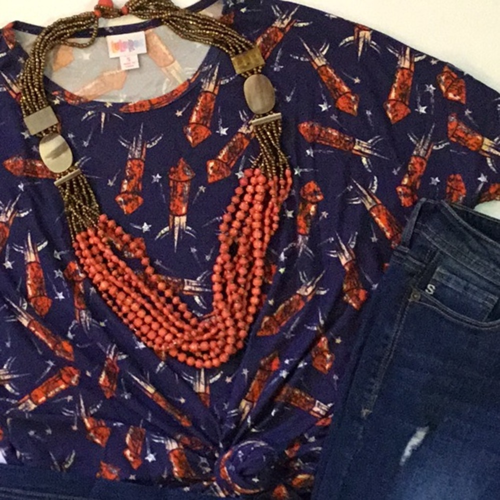 LuLaRoe IRMA S Tunic | NWT | Americana Collection